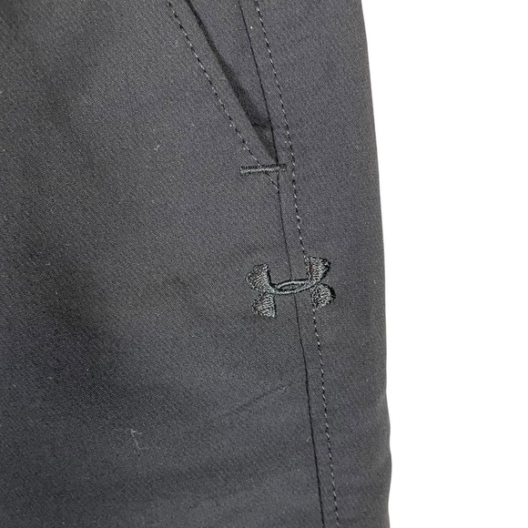 Under Armour HeatGear Golf Shorts Black Size 32 Loose Fit Performance Stretch - Picture 4 of 8